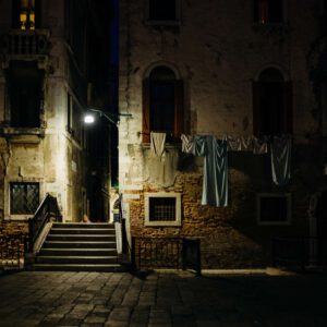 Wäsche Nacht Venedig Künstler Fotografen Wein